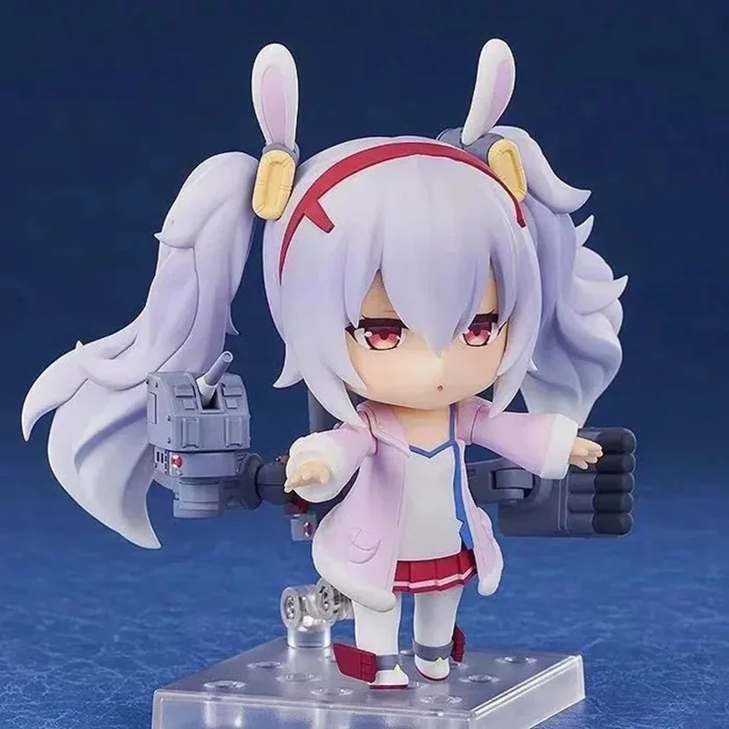 

Genuine Anime Azur Lane Figure Laffey Action Figures Q Version Figurine Kawaii Clay Doll Collect Decor Model Movable Joints Gift