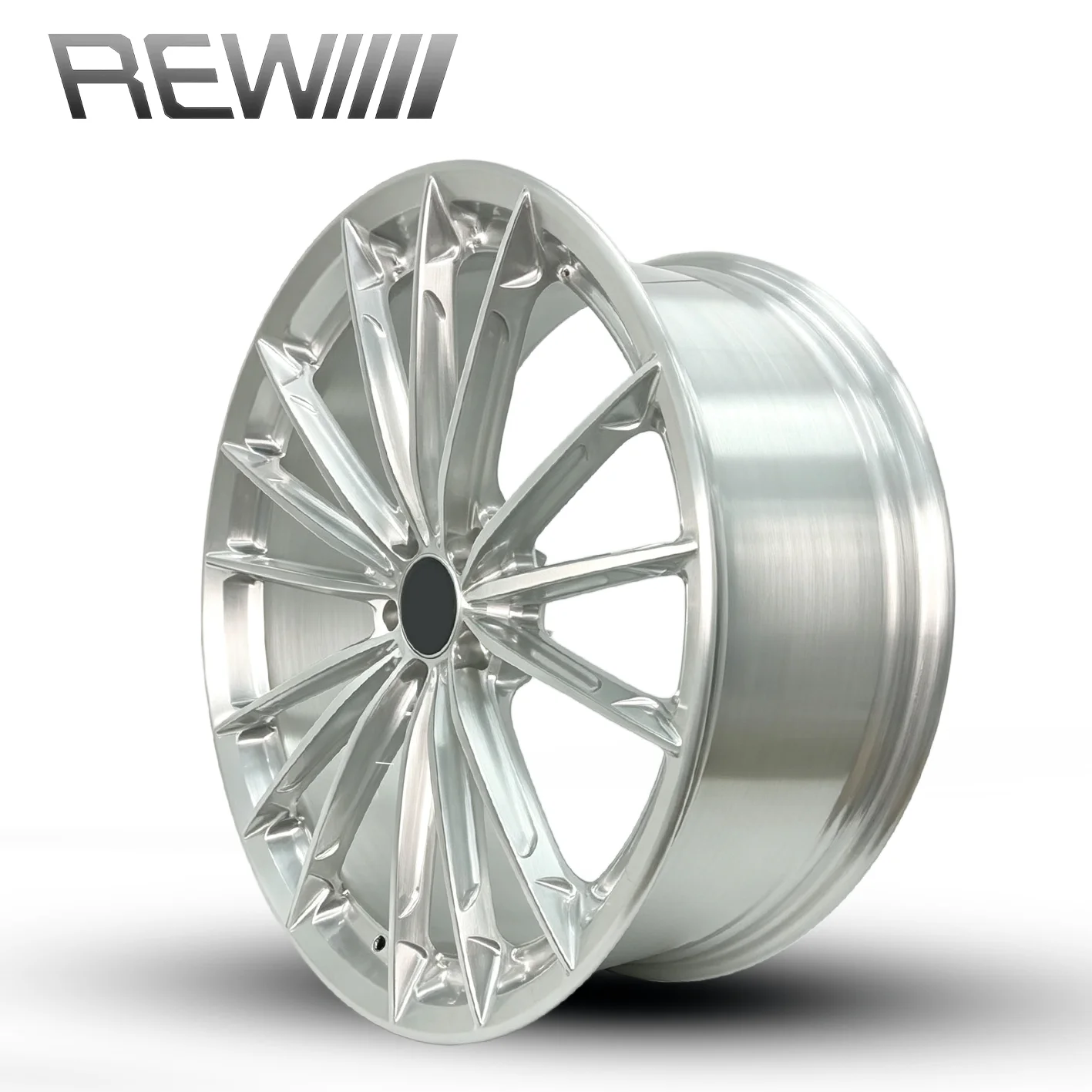 Silver Wheels 19-22 Inch 5x112, Flat Closed Central Concave Rim Structure, Dynamic Balanced Stable  Business Driving Rim
