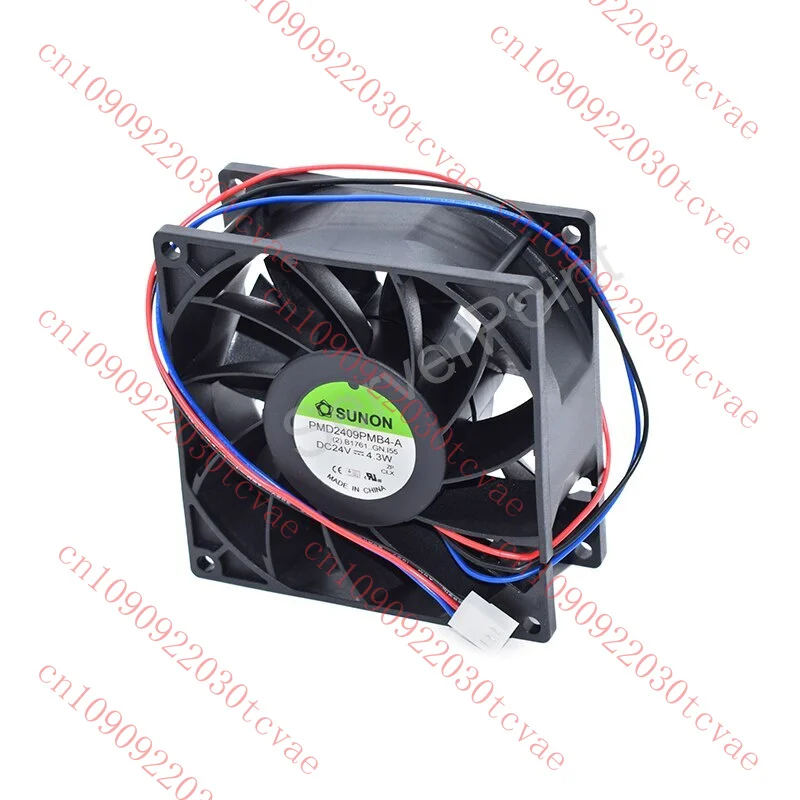 

New PMD2409PMB4-A 24V 4.3W For Sunon 3 Wires Square Cooling Fan 90*90*38mm