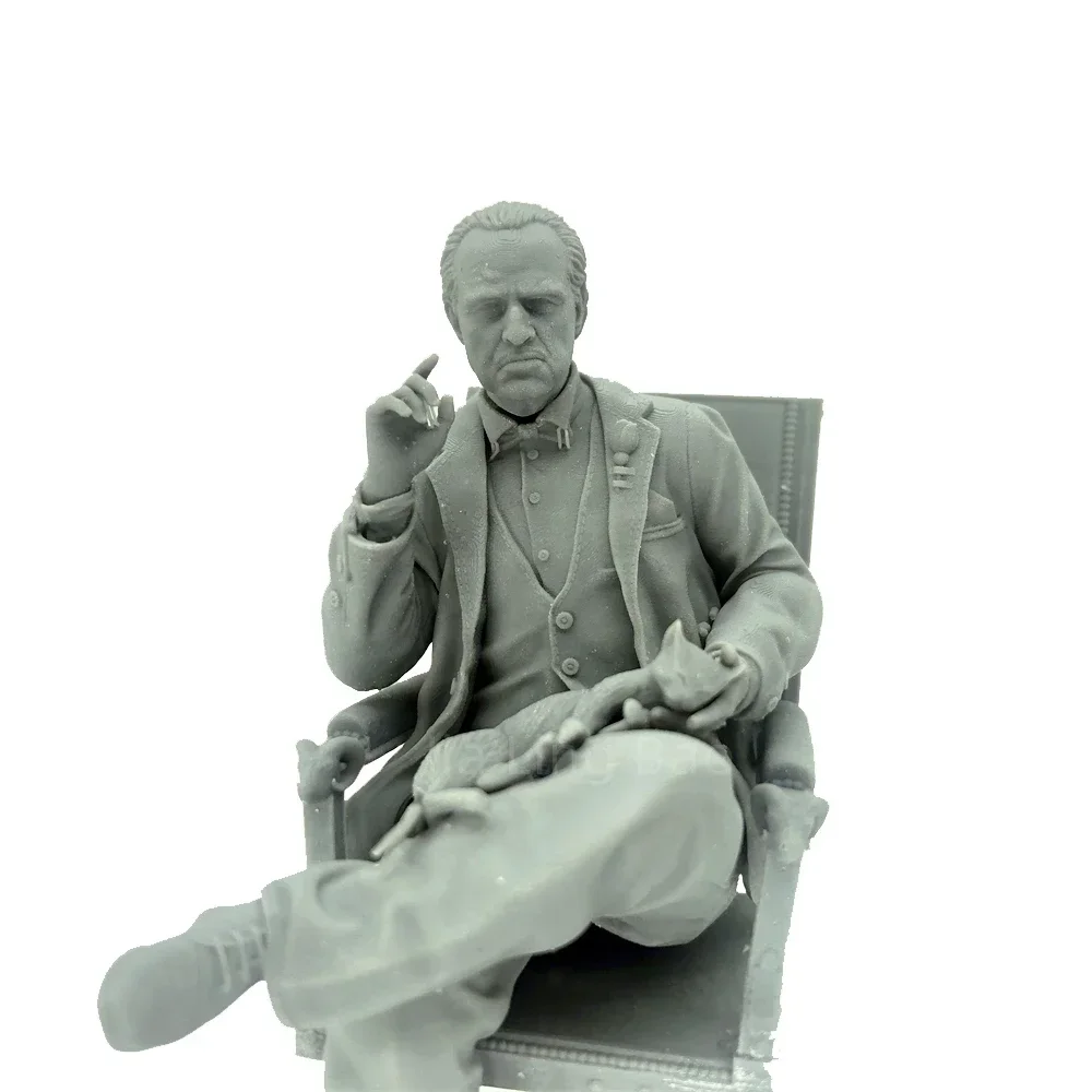 Classic Suit Man Resin Figure 1/24 Miniature Unpainted Plastic Model Kit Not assembled A204