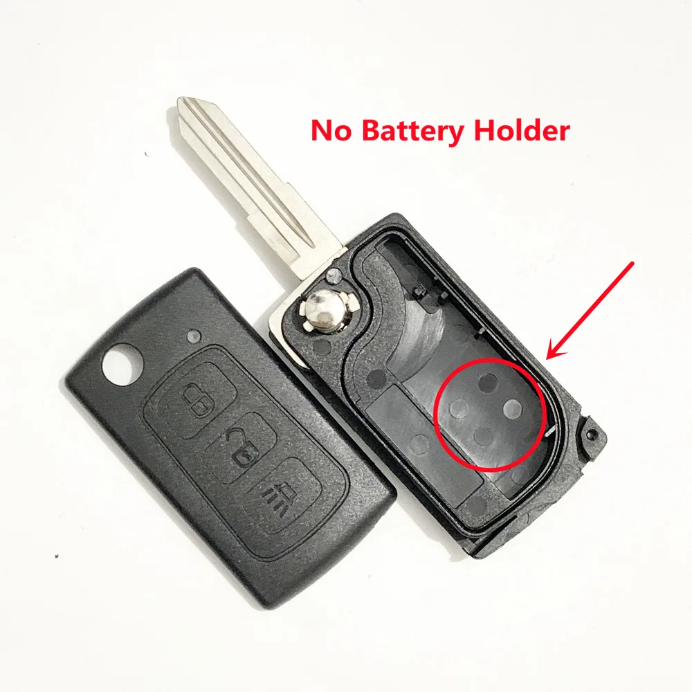 Keychannel 1PCS For Great Wall HAVAL HOVER H3 H5 Car Remote Flip Key Case Shell Fob Replacement 3 Button Key Shell  With Logo