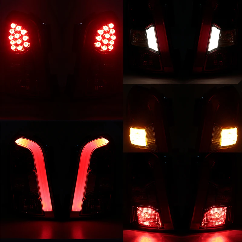 Car LED Tail Light For SsangYong Rexton W 2013 2014 Rear Turn Signal Light Brake Parking Lamp Accessories 8360108C10 8360208C10