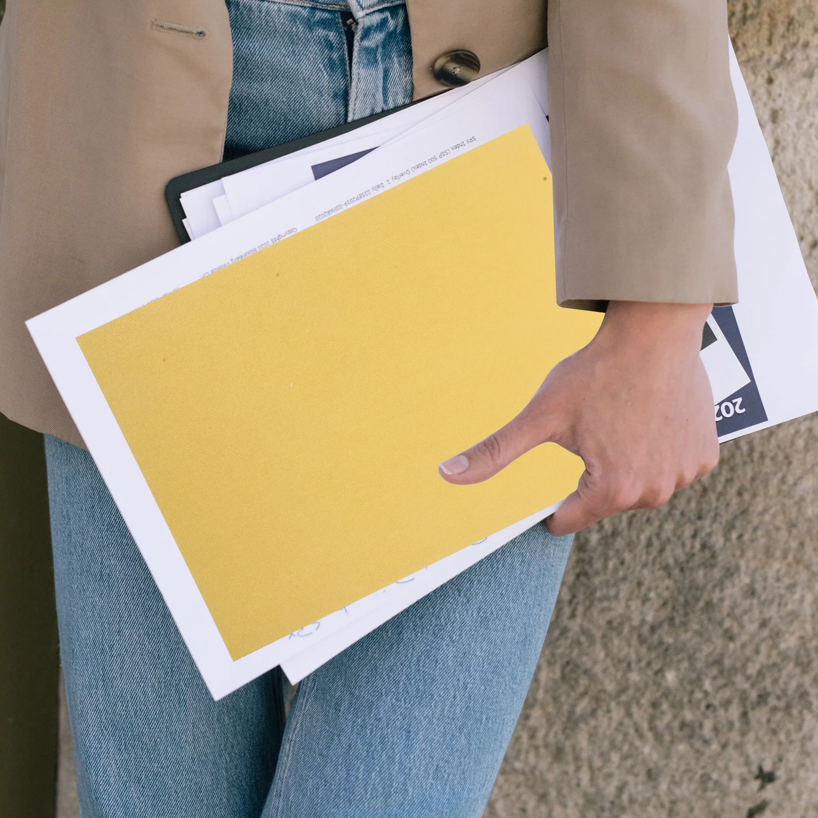 

50 Sheets Gold Cardstock Printer Paper Paper for Printing DIY Crafts Thick Quality Lightweight Portable Printer Sheets