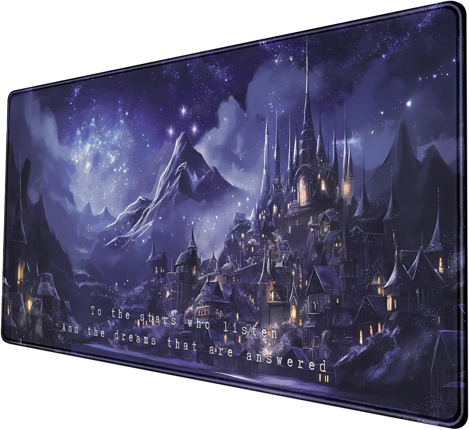 Fantasy-Schreibtischunterlage – großes Mauspad mit Acotar-Motiv für Computer und Laptop, ideal für die Schreibtischdekoration im Büro