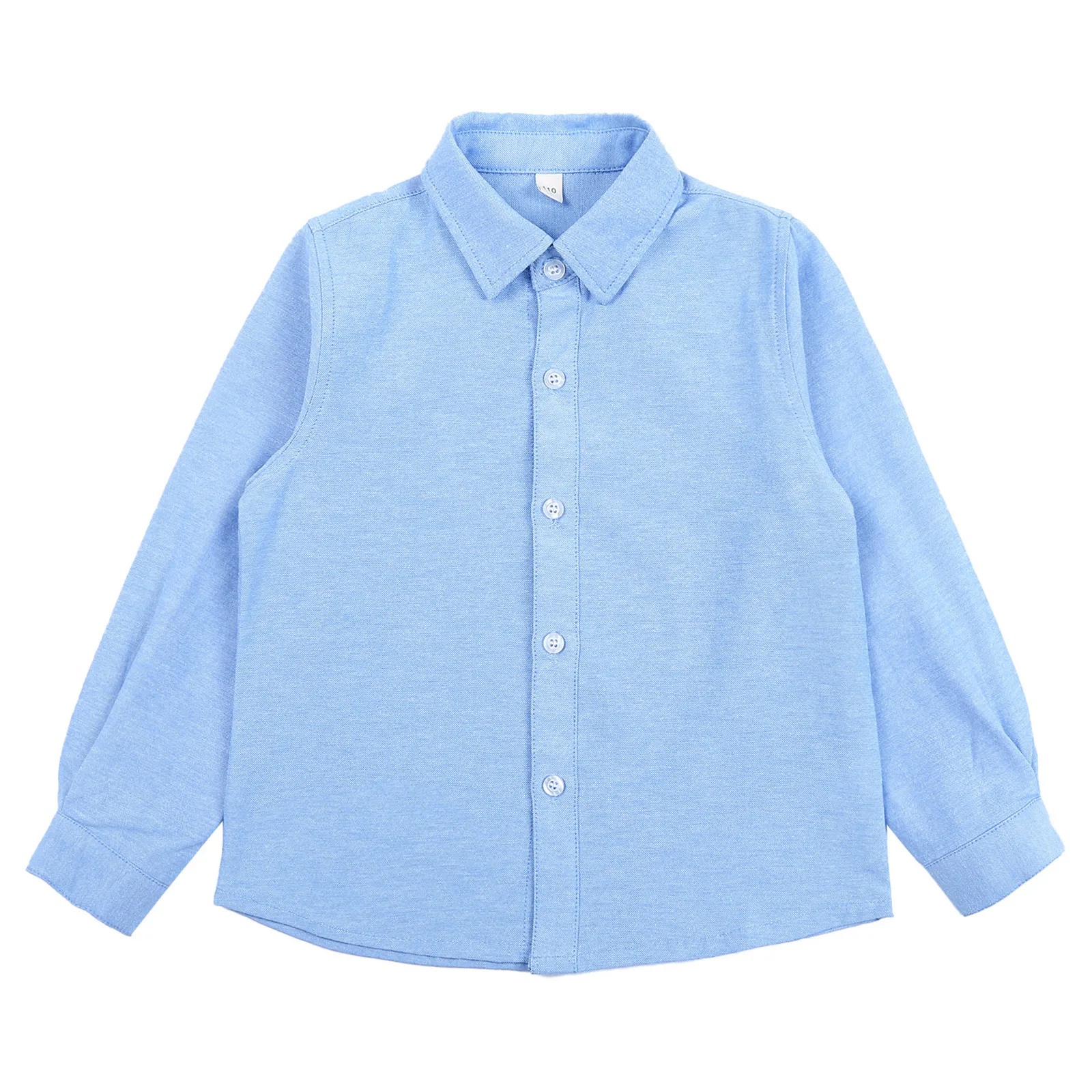 Camicie per bambini, ragazzi e ragazze, uniforme scolastica, maniche lunghe, camicia abbottonata, vestiti per bambini, per magliette da scuola, abbigliamento casual quotidiano