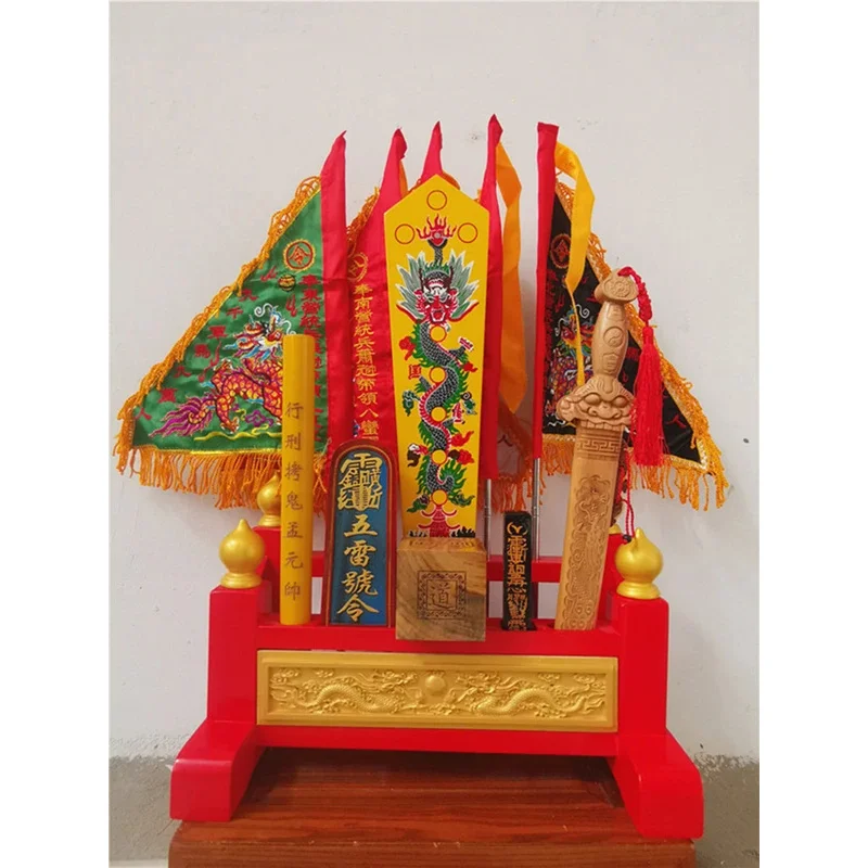 لوازم الطاوية، سطح مزدوج، علم Wuying، Chuandu، سيف خشب الخوخ، مسطرة Tianpeng