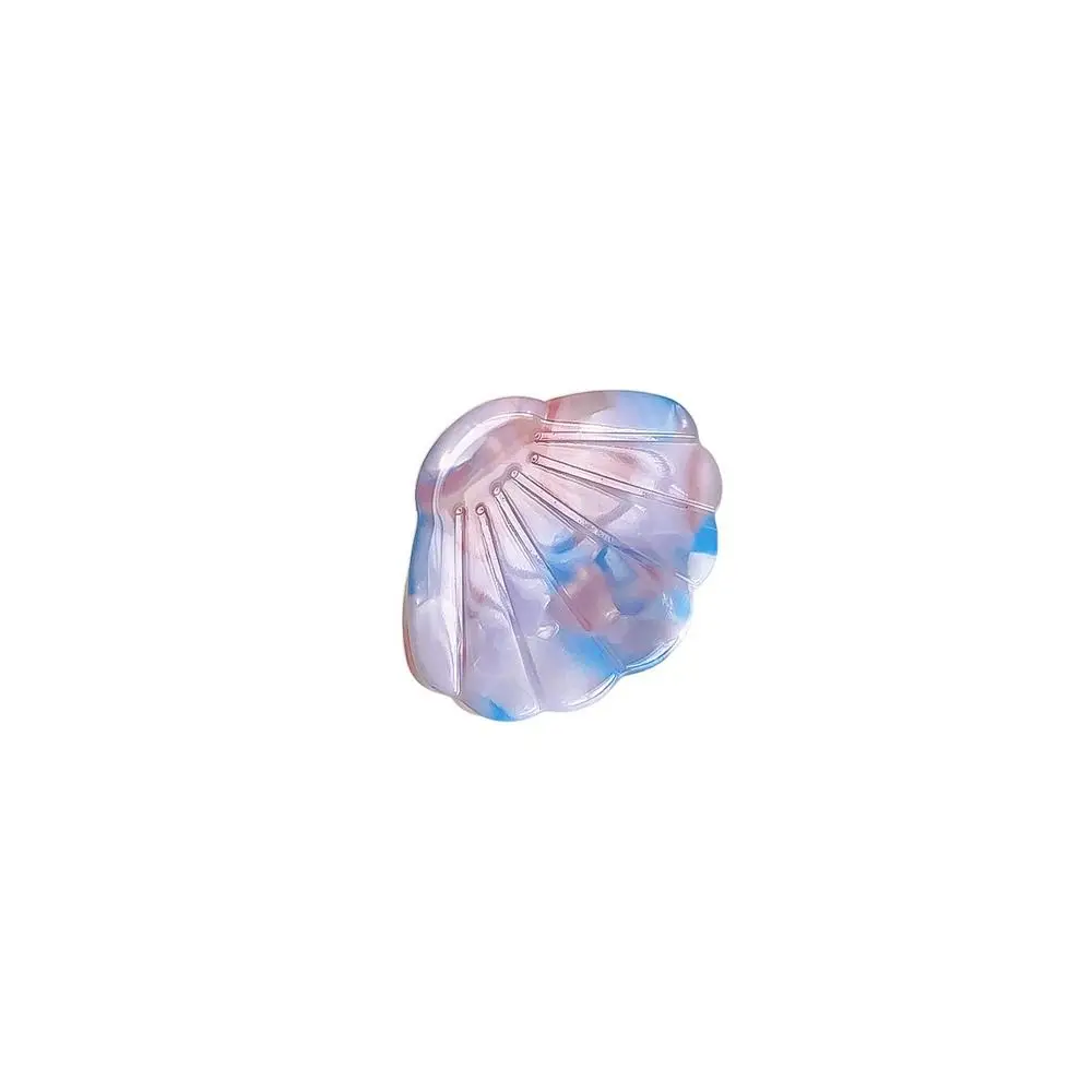 

Cute Acetate Shell Shape Hair Clips Fan Shape Ocean Animal Mini Hairpin Geometric Korean Style Small Hairgrips Daily