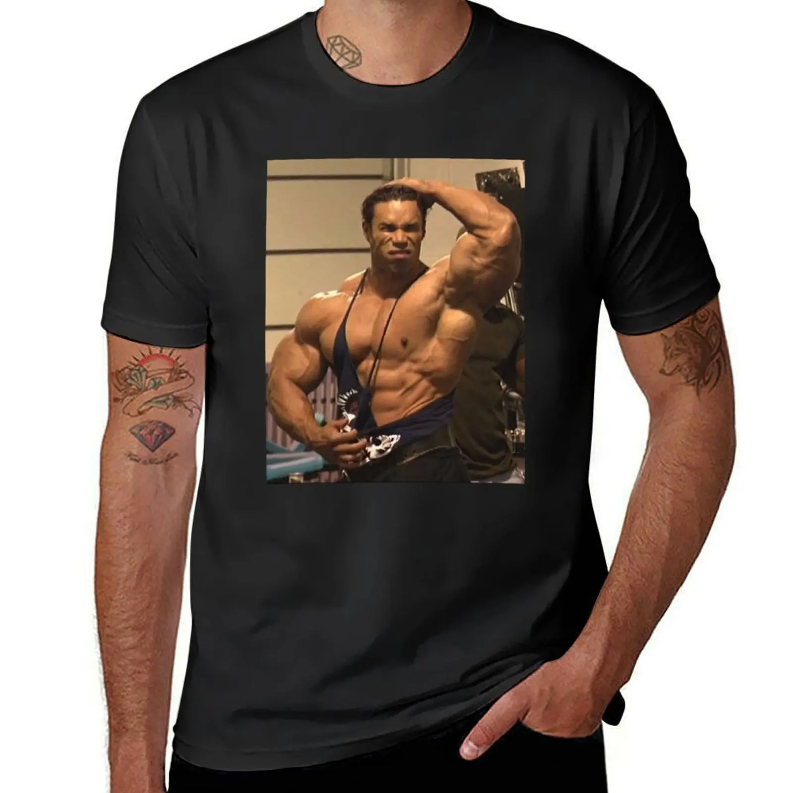 kevin levrone T-Shirt new edition tops fitted t shirts for men