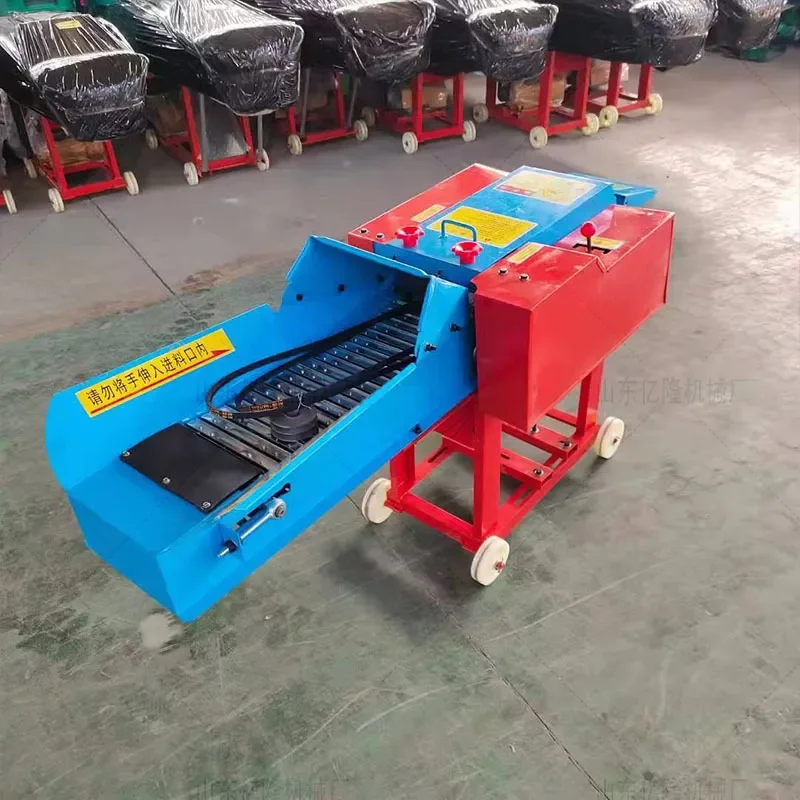 Corn Straw Cutting Machine for Yunnan Breeding Forage Guillotine Kneading Machine for Cattle and Sheep Crushing and Kneading