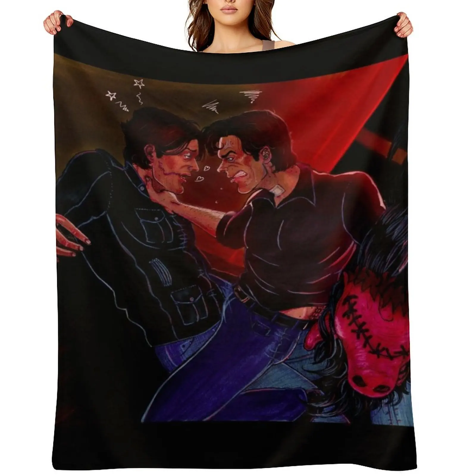 

Hoffman VS Strahm Fight Throw Blanket warm winter Bed for winter blankets ands Blankets