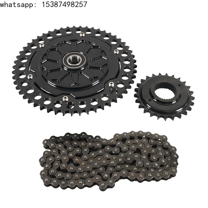 For Motorcycle Steel Chain Drive Transmission Sprocket Conversion Kit for Harley-D Bagger Touring Twin M8 2009-2023