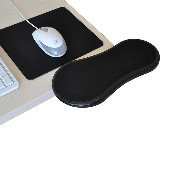 

Adjustable Wrist Rest Support Rotatable Computer Armrest Black Surface Pad For Desk Chair 180° Ball Joint Left Right Hand Use