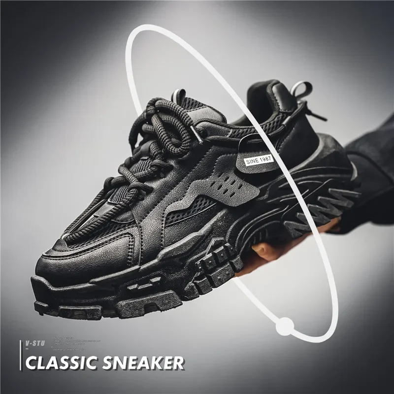 Luxury Spring and Autumn Men's New Comfortable and Breathable Casual Shoes Korean Fashion Trend Versatile Student Sports Shoes