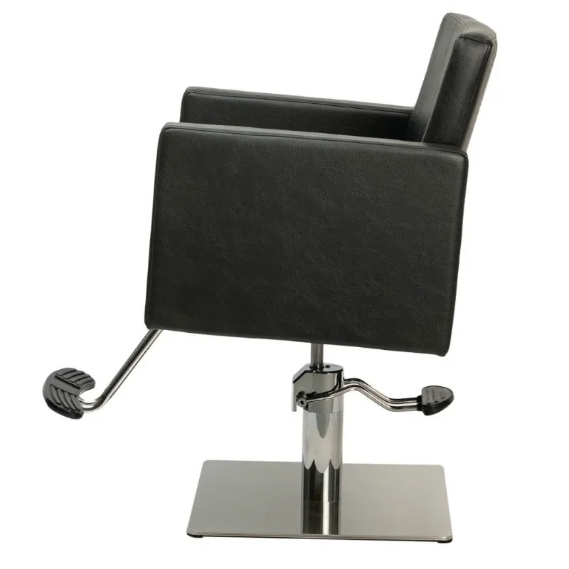 Lite Barber Chair, Lifting Hairdressing Chair with Stainless Steel Foot Chair