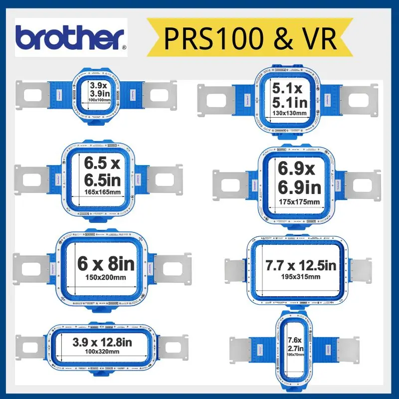 Sewtalent Mighty Hoop Magnetic Embroidery Hoop Frame for Brother Persona PRS100 VR PR680W PR1050X PR1055 PR650Embroidery Machine