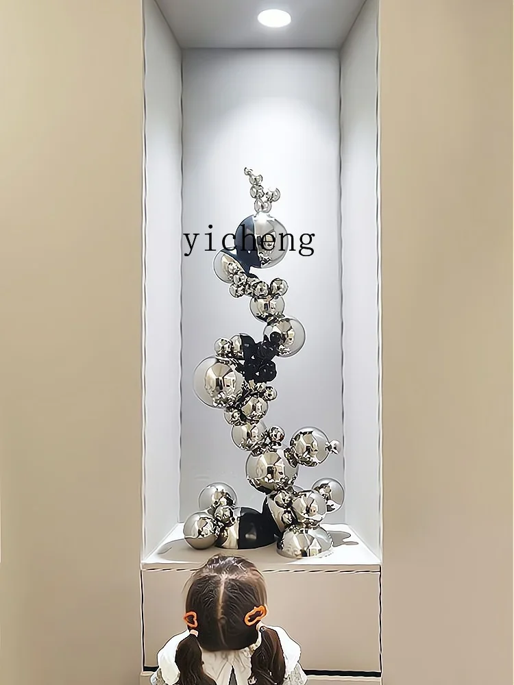 b20Living Room Ornament Large Floor Entryway Staircase Decorative Craft Sculpture Soft Decoration