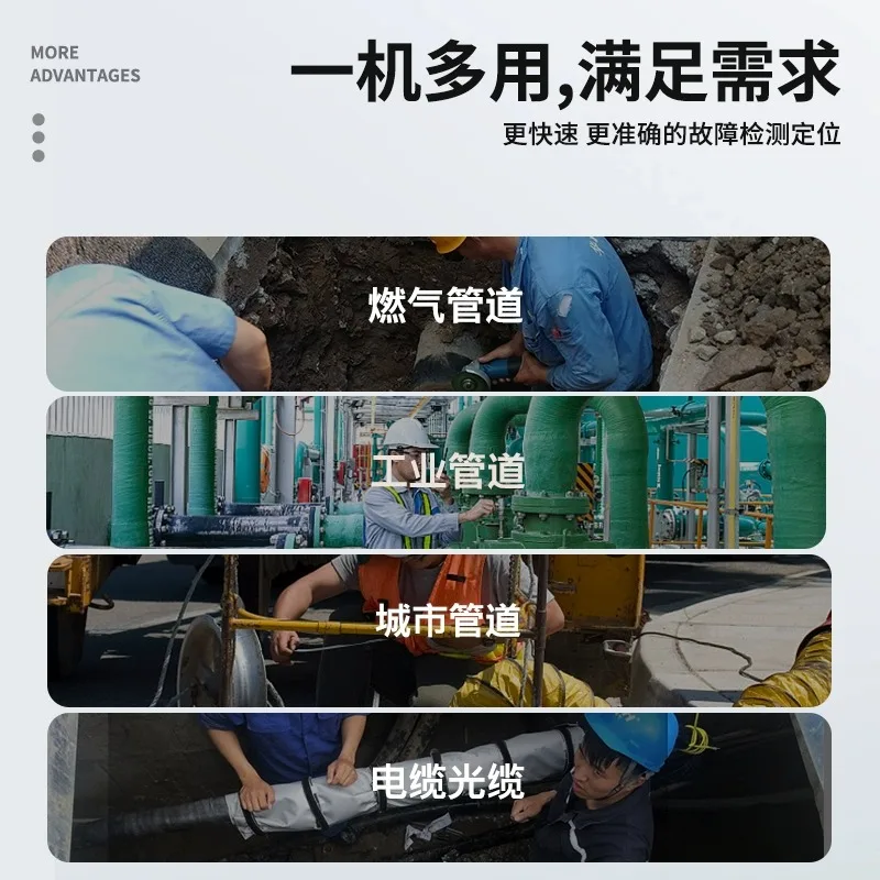 Underground Pipeline Metal Pipe Cable Wire Light Optical Cable Buried Depth Current Detector