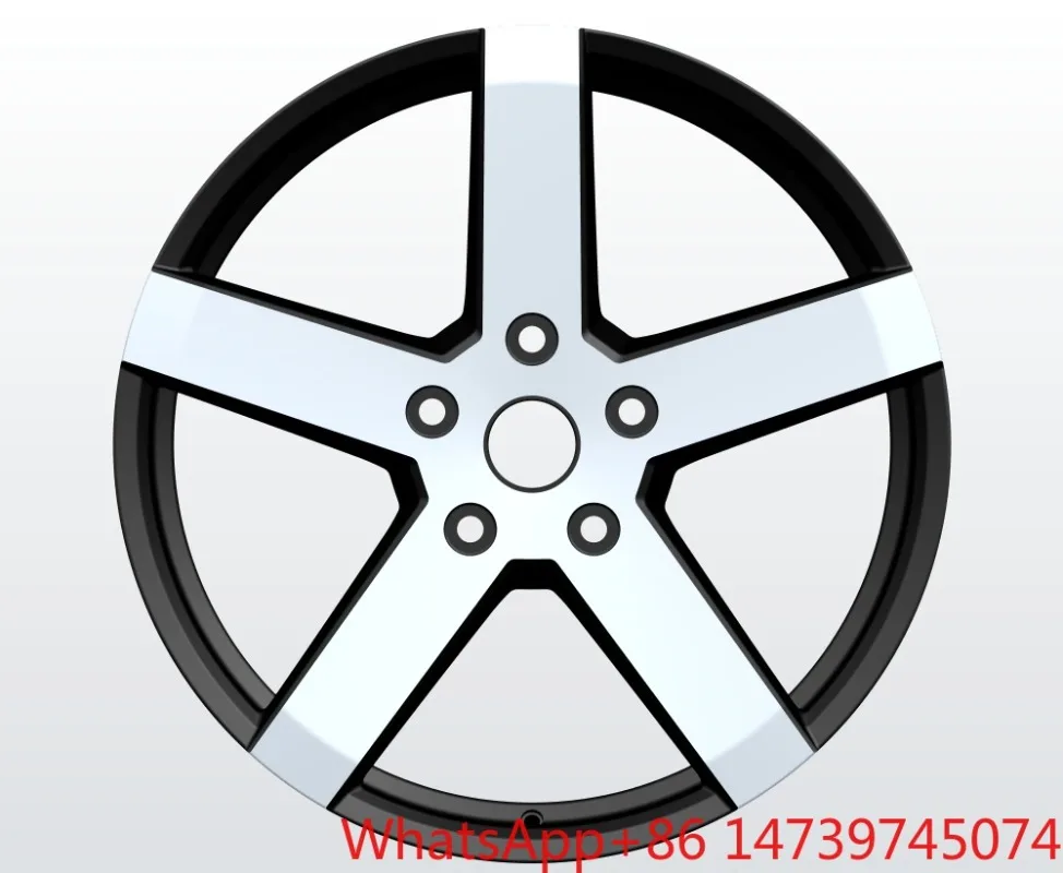 Customizable 5 Hole Durable Aluminum Alloy Wheel Rims, Universal Off-Road Bus Automotive Wheels