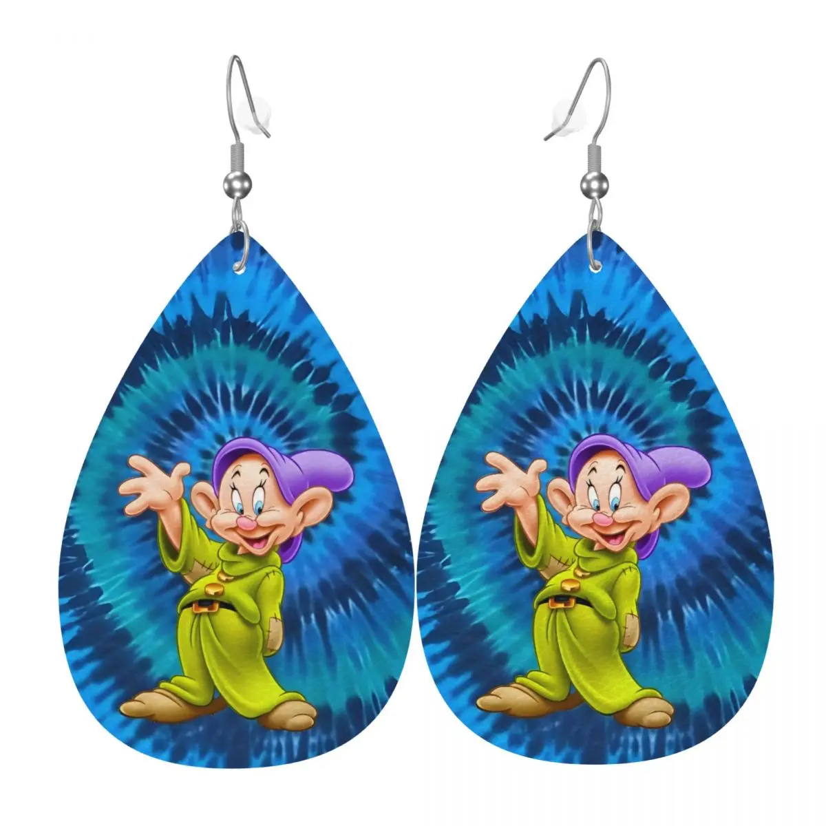 

Кожаные серьги-капли «Белоснежка и семь гномов» для женщин, легкие, для вечеринок и праздников