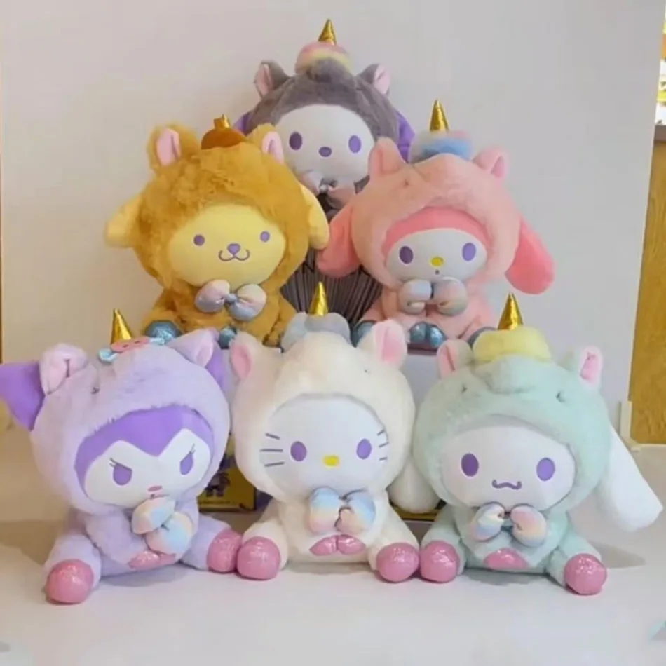 جديد سانريو Kawaii مرحبا كيتي ألعاب من القطيفة وسادة دمية محشوة سينامورول الأطفال بلوشيز ديكور المنزل أفخم دمى عيد الميلاد