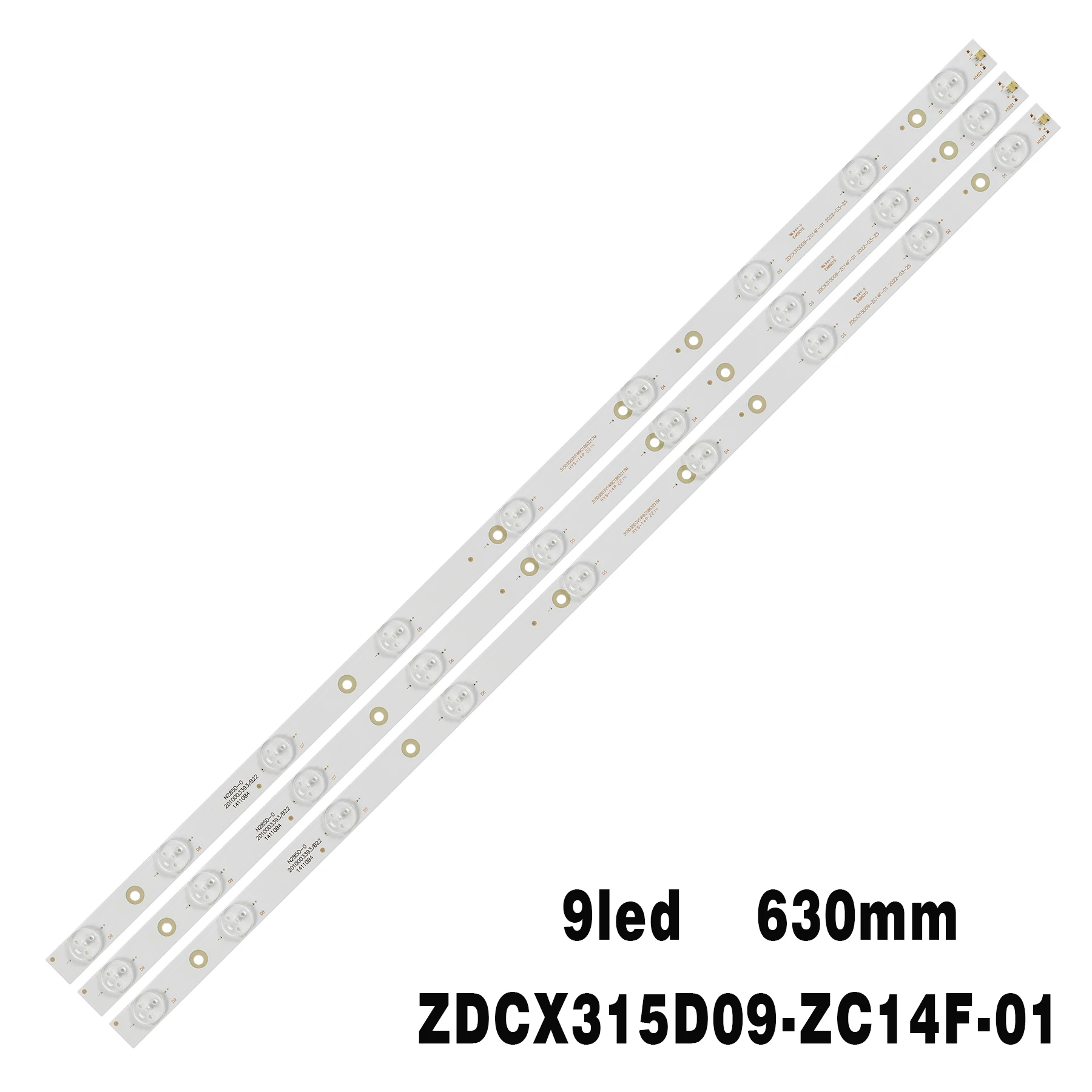 

LED backlight strip for DEXP H32B7000E shivaki STV-32LED14 CX315DLEDM bravis LED3230 Izumi 32 "ZDCX315D09-ZC14F-01 303CX315034