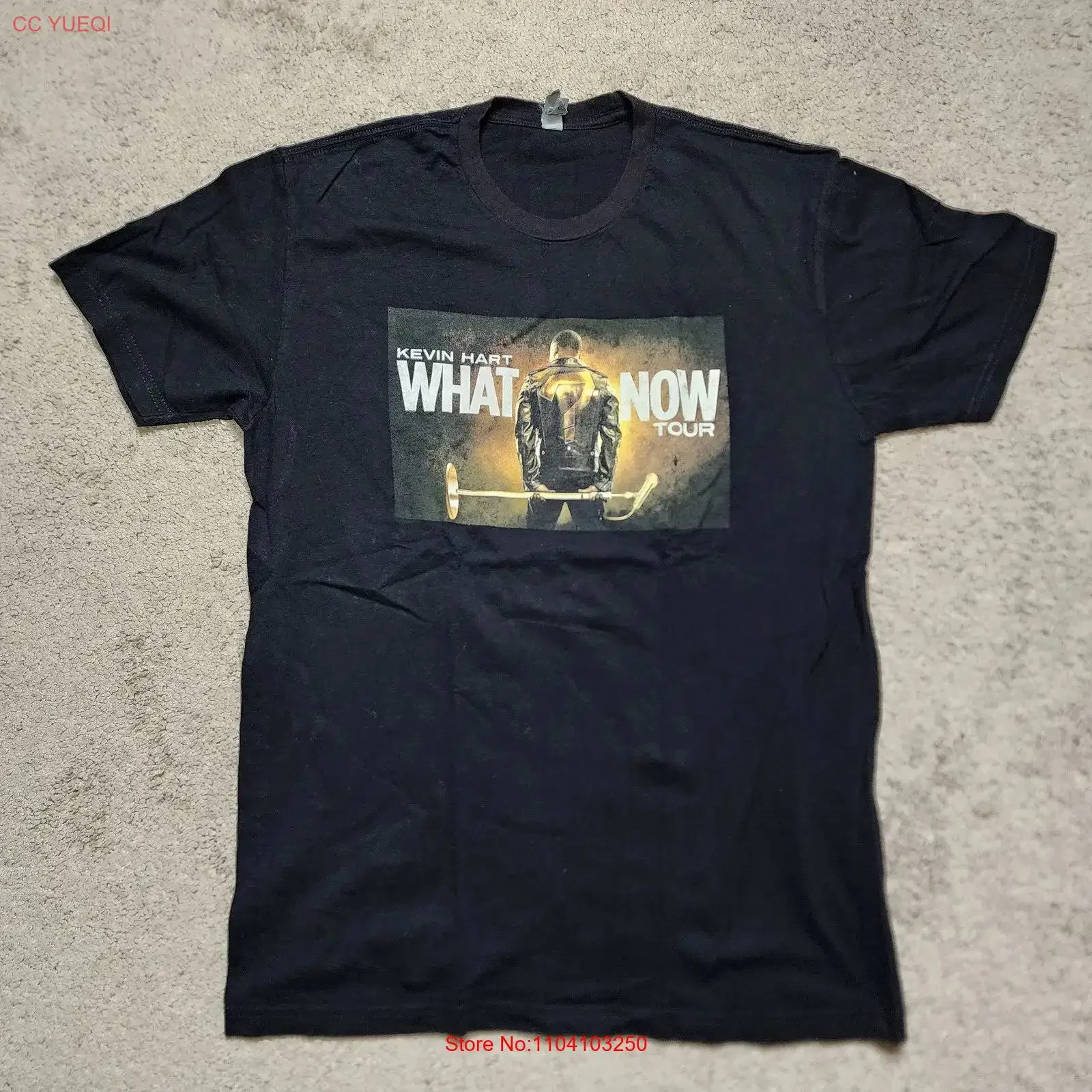 Kevin Hart What Now Comedy World Tour T Shirt Men s M Black Stand Up vintage Washed homme Stretched Comfortable Stylish