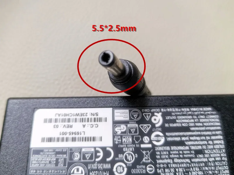 อะแดปเตอร์แท้ DELTA ADP-30BD D 19V 1.58A 30.1W 30W 5.5x2.5 มม. สำหรับจอ HP 22f 23er 24es AOC แล็ปท็อป ชาร์จไฟ