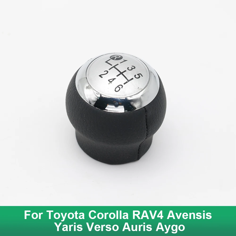 5/6 Speed Car Gear Shift Knob Lever Shifter Stick Handball For Toyota Corolla RAV4 Avensis Yaris Verso Auris Aygo