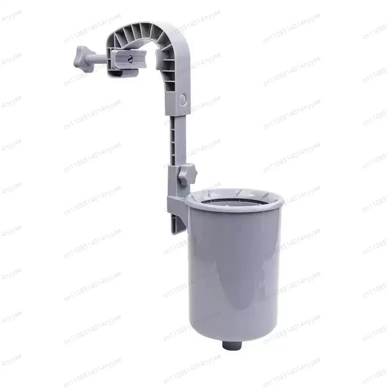 Wall Mount Pool Skimmer Basket Adjustable Swimming Pool Surface Leaf Debris Catcher Filter Basket For Above‑Ground Pool Cleaning