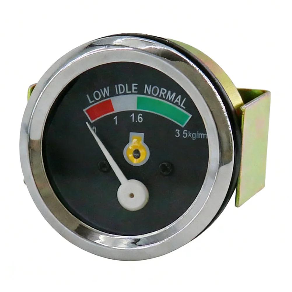 0-3.5kg cm Gauge 52mm Pressure Gauge Heavy Equipment Repair 0 3.5 Kg cm Engine Oil Pressure Measurement Voltage 12 24V
