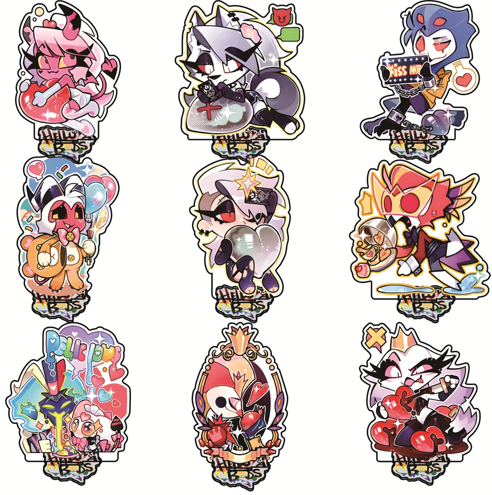 Soporte acrílico de Anime Hell Boss Blitzø/Moxxie/Millie/Loona, decoraciones de mesa, productos exquisitos, accesorios, regalos de decoración