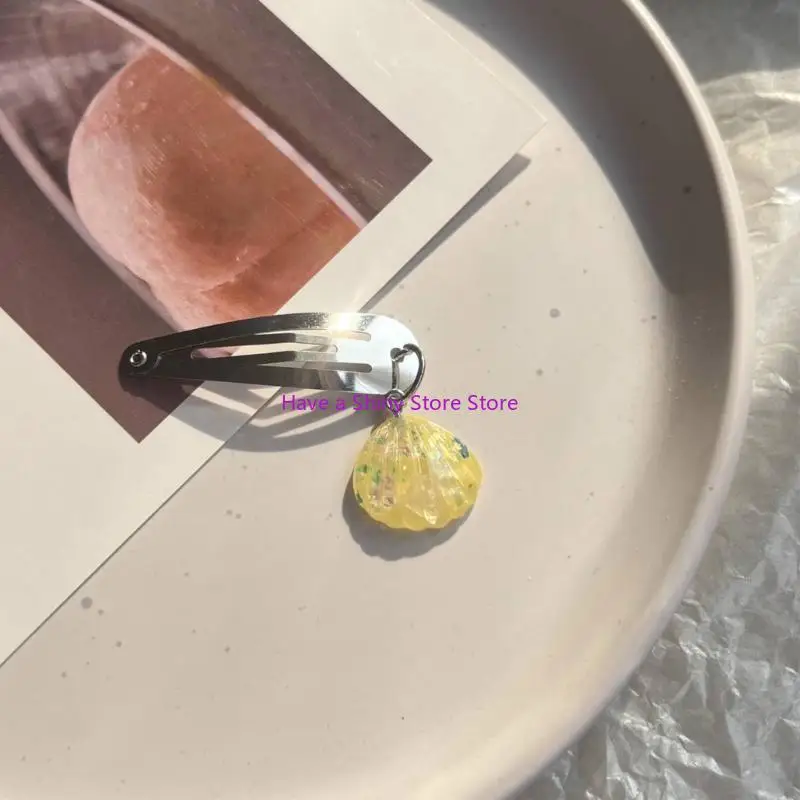 R58E Fashion Silver Hair Clips для девочек металлические защелки