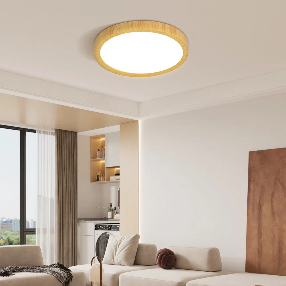 2.2Cm Ultra Thin Led Ceiling Light 220V 3 Colors Led Panel Light Indoor Bathroom Bedroom Home Decor Ceiling Lamp Chandelier
