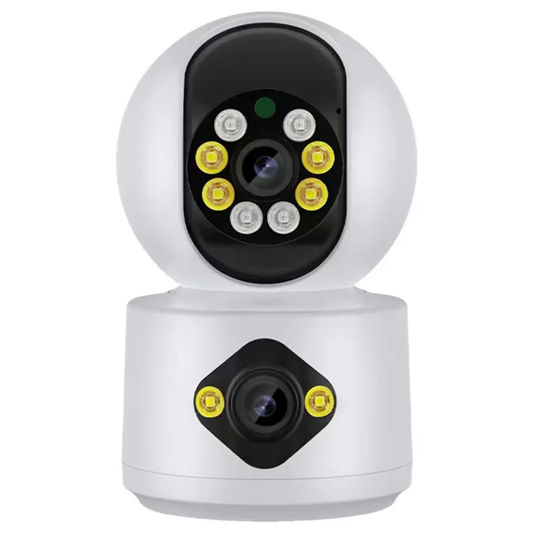 4MP Yoosee/O-Kam/YiLot  APP Dual Lens Full Color Wireless PTZ  IP Dome Camera AI Humanoid Detection Home Security CCTV Monitor