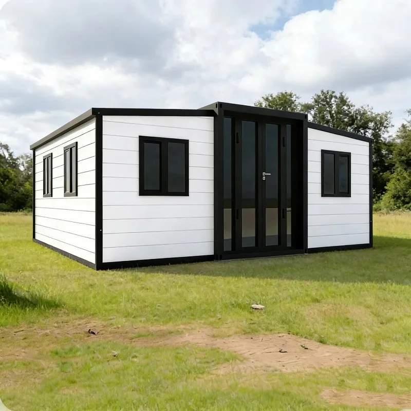 Customized Bulk Supply Double Wing Folding Container House ISO Certified Prefabricated Modular Buildings for Government Tenders