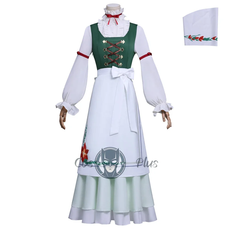 Frieren Beyond Journey's End Fern Stark Collaboration Costume Cosplay Parrucche Abito Grembiule Set completo Halloween Anime Abito quotidiano