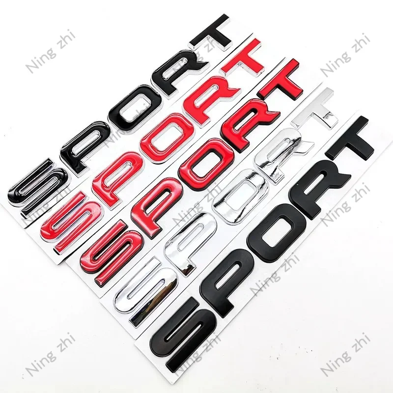 

3D Metal Sport Car Rear Trunk Side Fender Emblem Badge Decals Sticker Styling Accessories For Land Rover Discovery Range Rover