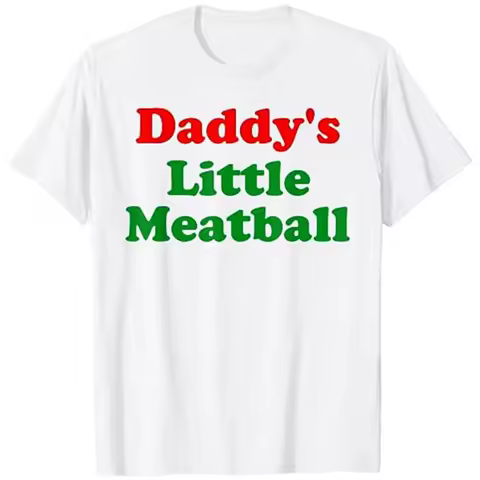 Daddy s Little Meatball Funny Italian Joke T Shirt