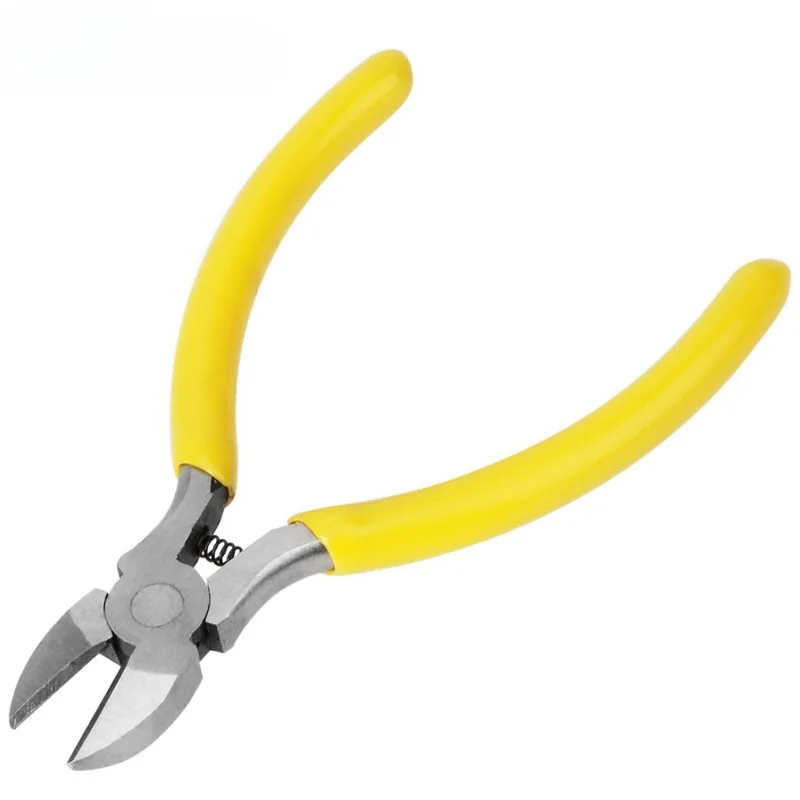 BIESUO 11.6cm Electricity Wire Cable Cutters Cutting Work Side Diagonal Pliers Garden Repair Hand ToolsTool