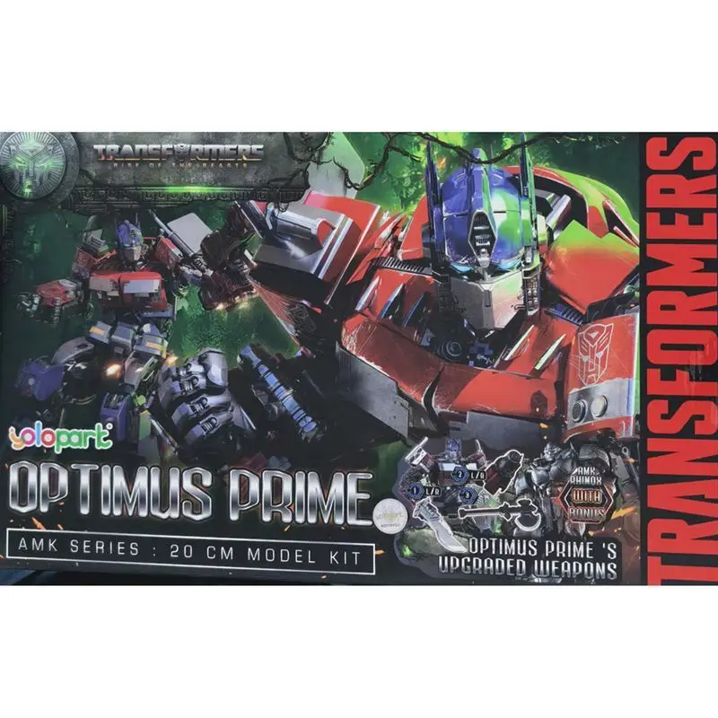 Transformers Rise of The Beasts Yolopark Amk Series Plastic Assembly Model Kit Multiple Characters Toy for Adult Hobby Collector
