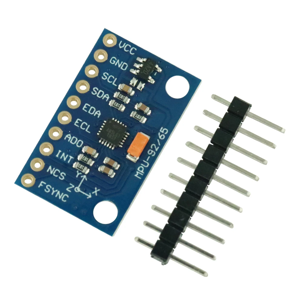 9D0F MPU 9250 SPI/IIC 9-Axis Attitude + Gyro + Accelerator Module