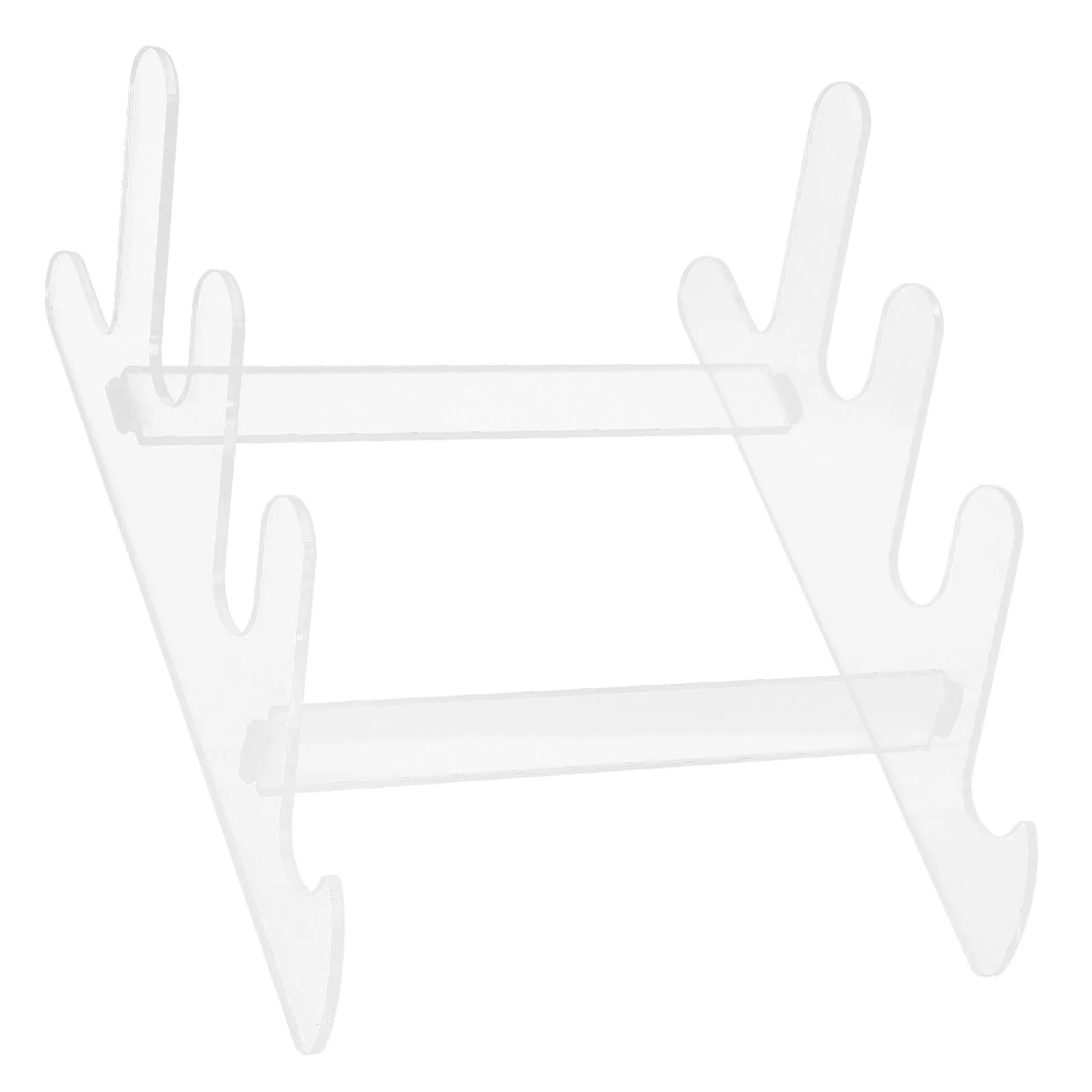 

Clear Keyboard Stand Storage Rack Multifunctional Display Holder Acrylic Tray Organizer for Mechanical Keyboards Ergonomic