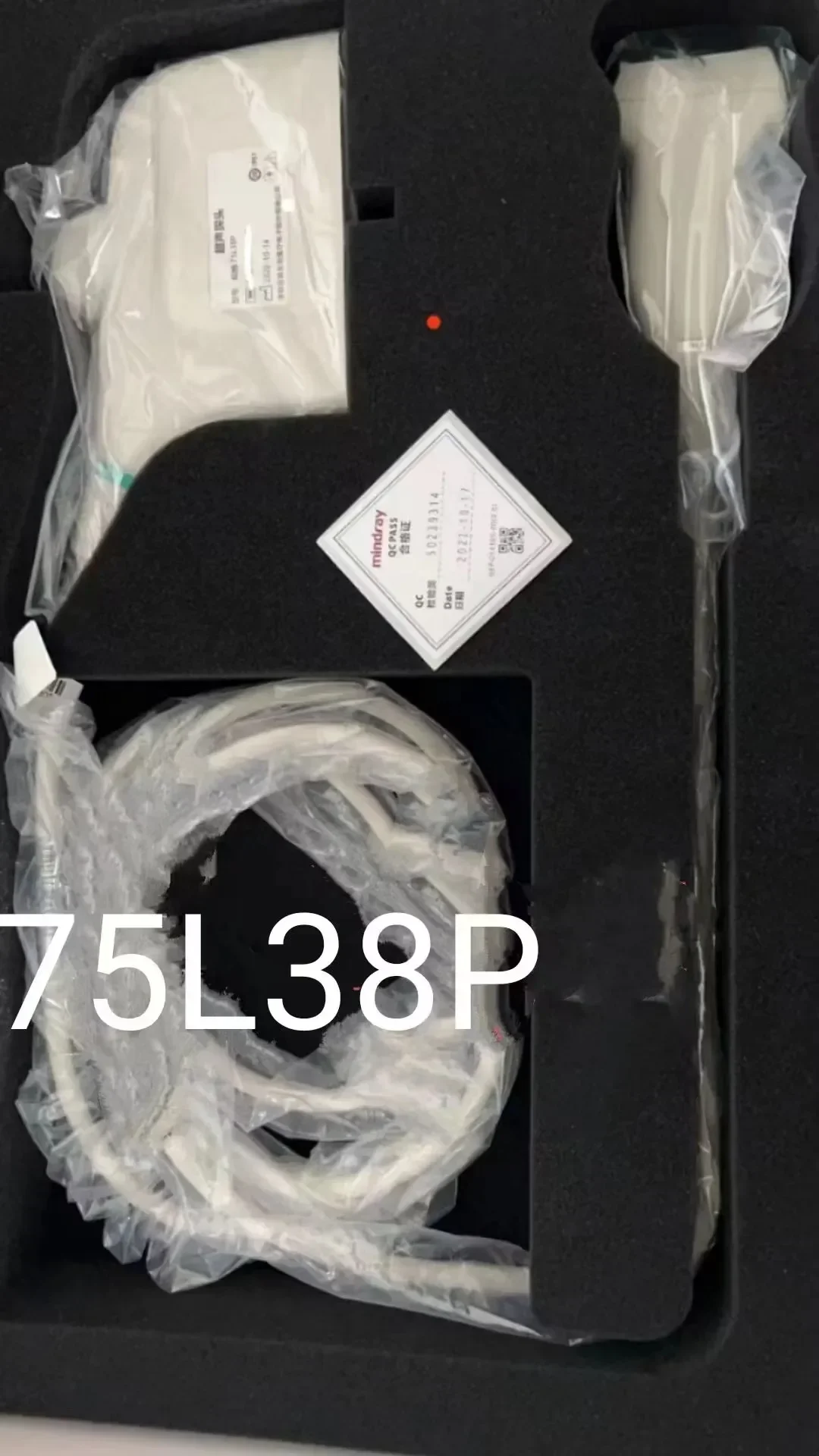 

Mindray probe 75l38p for DC-30/DC-32/DC-28/DC-26/DC-25 used,90% brand new,original,tested