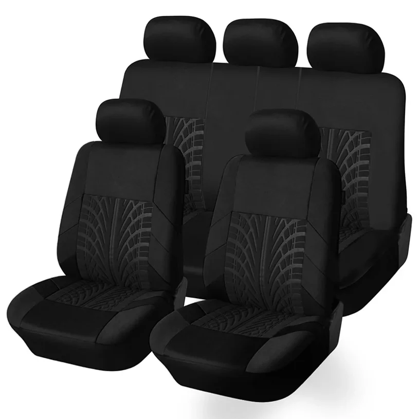 Customized Four Seasons Universal Polyester Full Set Car Seat Covers