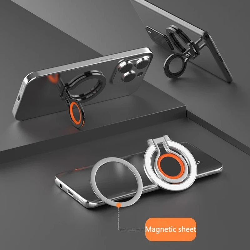 Магнитный держатель для мобильного телефона, сильный магнитный кронштейн 360° °   Поворотная подставка для iPhone 17, 16, 15, 14, 13 Pro