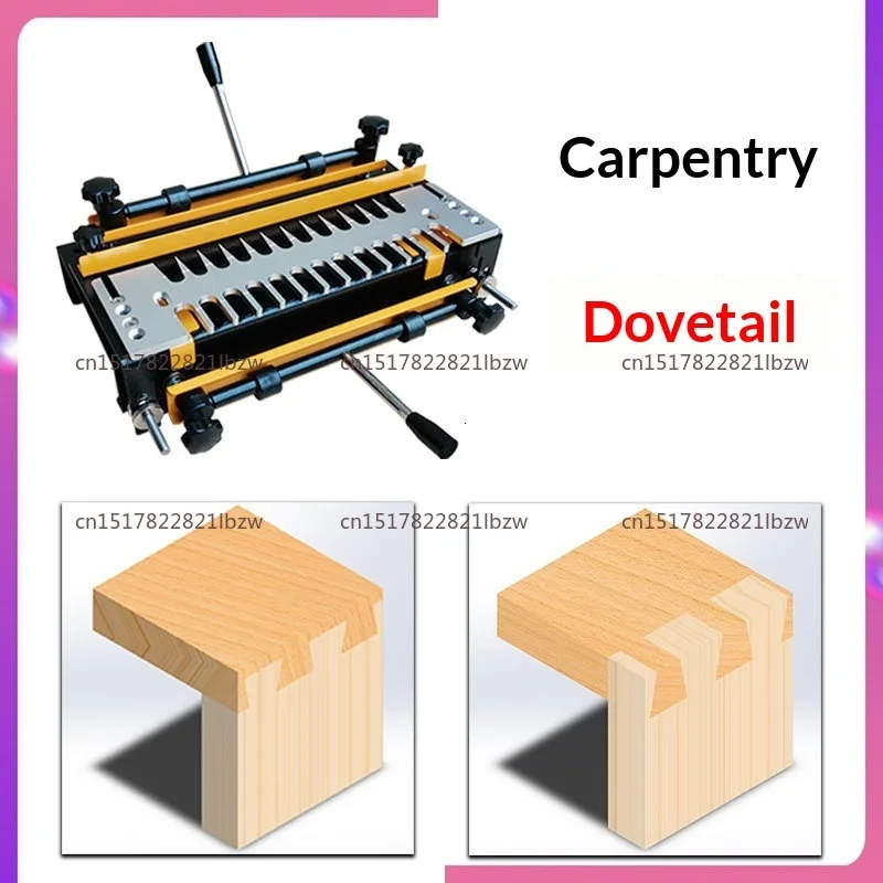 Woodworking dovetail tenon machine mahogany furniture 124 inch semi-transparent DIY tenon machine bee box tenon machine