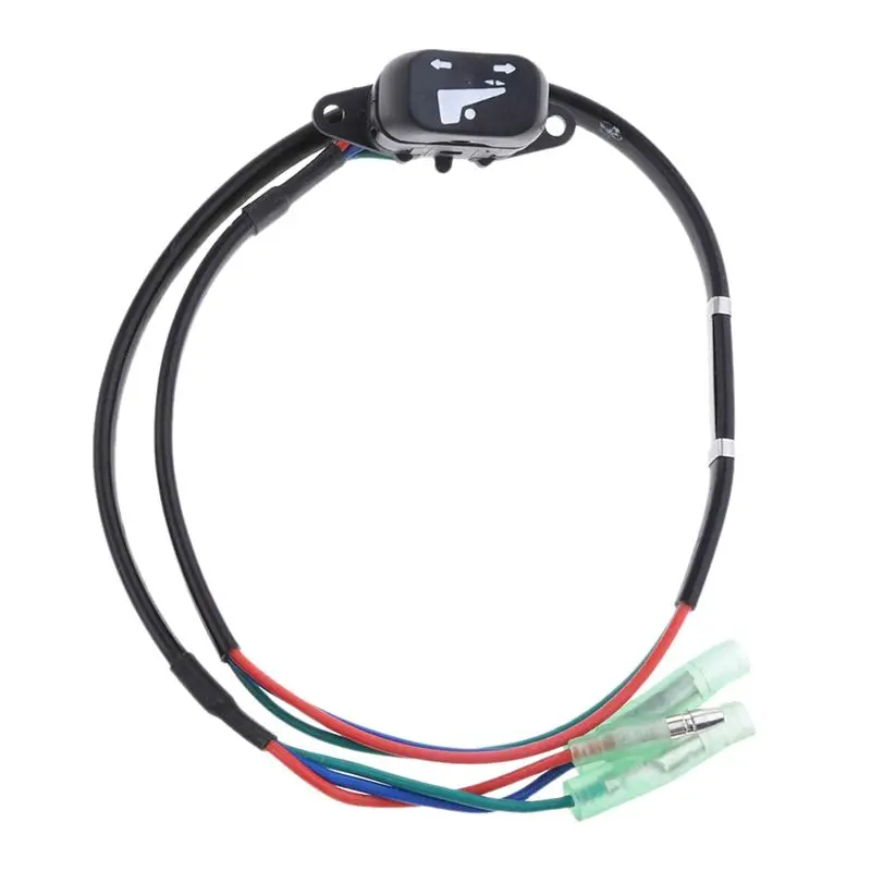 Precision 1 Piece Outboard Remote Control Power Trim&Tilt Switch Black Replacement For