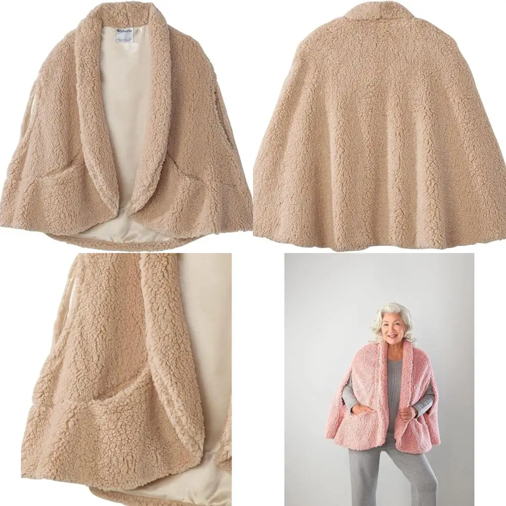 

Роскошная плюшевая женская шаль