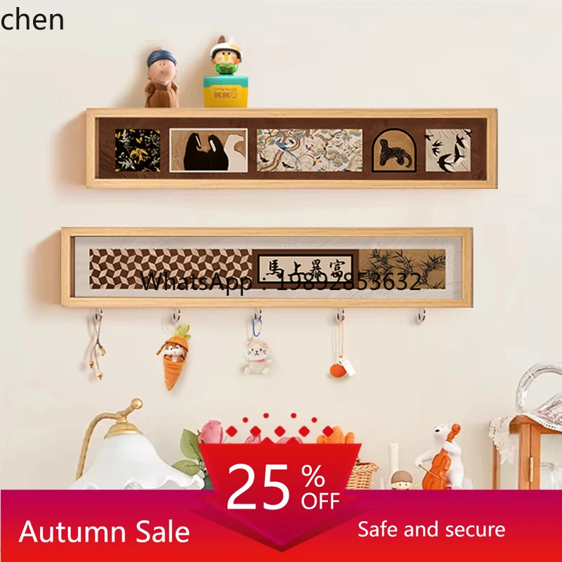 

Entrance Decorative Painting Key Storage Living Room Hanging Painting Ornament Hook Storage