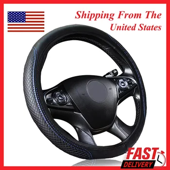 Pohodlný měkký PU elastomerový pružný potah na volant automobilu bez vnitřního kroužku, vhodný pro obvod 37-38 cm 10 nejlepší prodej Kryt volantu pro Suzuki Wagon R - №2